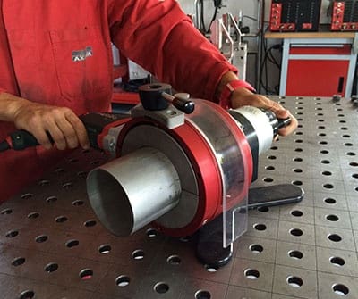 Tube squaring : a mandatory step for a perfect weld