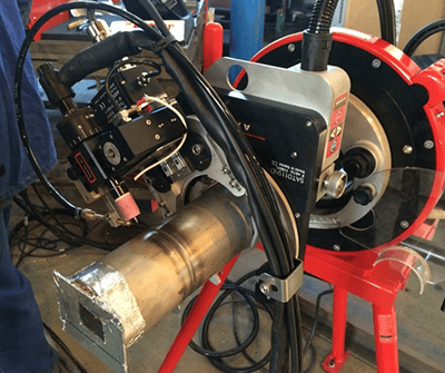 Influence of the choice of shielding gases in orbital TIG welding