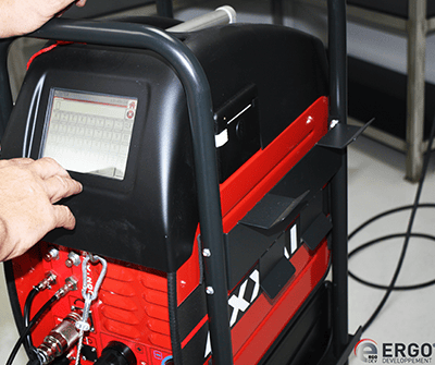 The man-machine interface on a power source